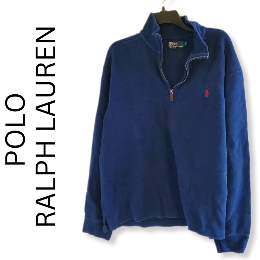 Polo By Ralph Lauren Men's Quarter Zip Sweater Size XL